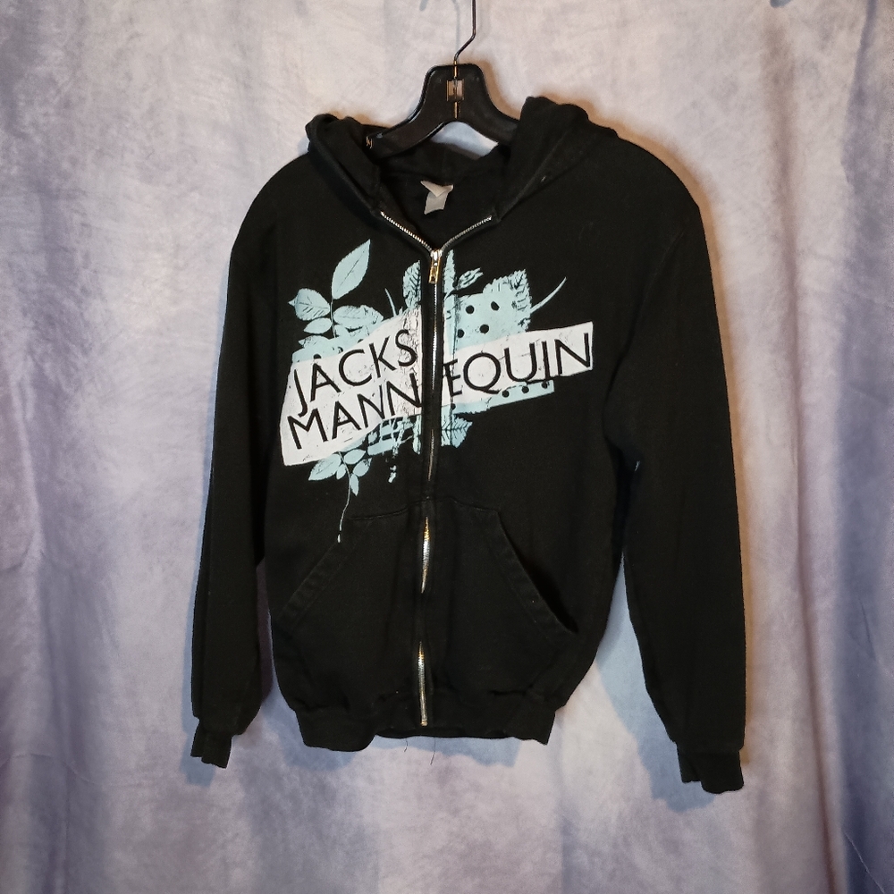 Jack's Mannequin Vintage Graphic Zip Up Band Hoodie